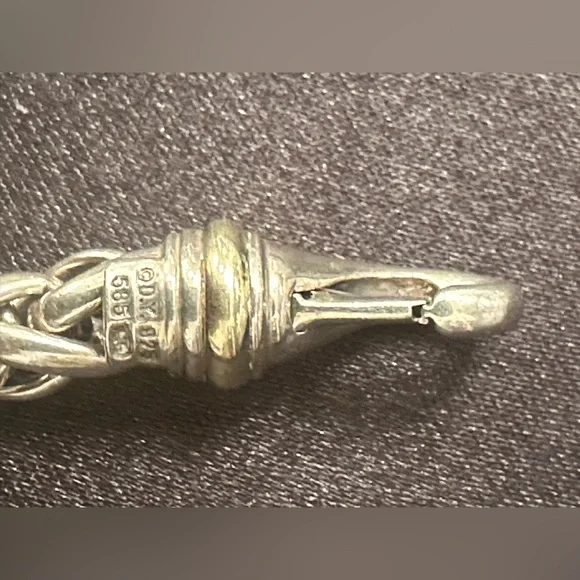 David Yurman Silver Necklace - Picture 4 of 6